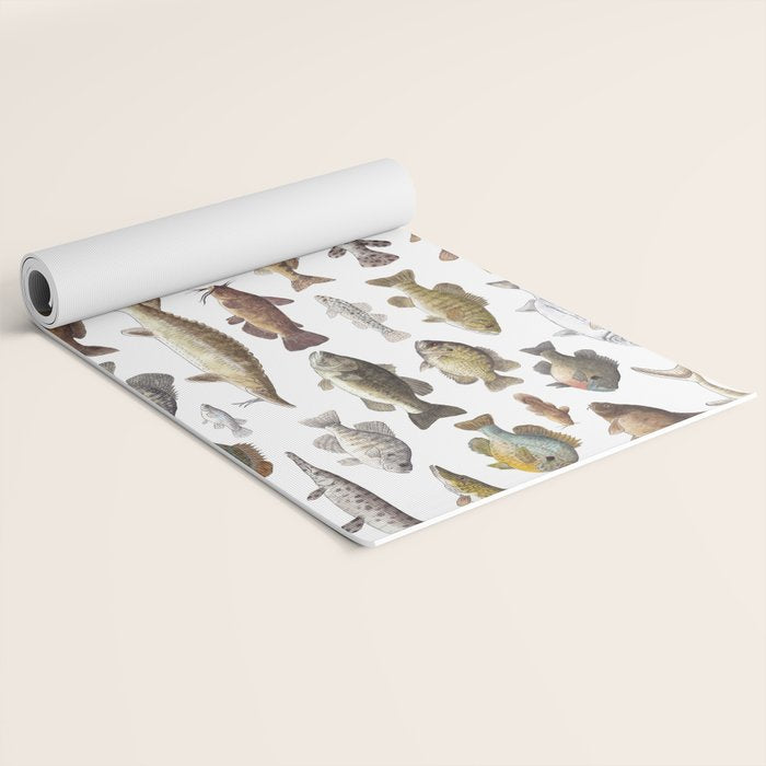 Southeast Freshwater Fish Yoga Mat Gallery Image 2