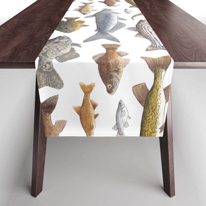 Southeast Freshwater Fish Table Runner Gallery Image 1