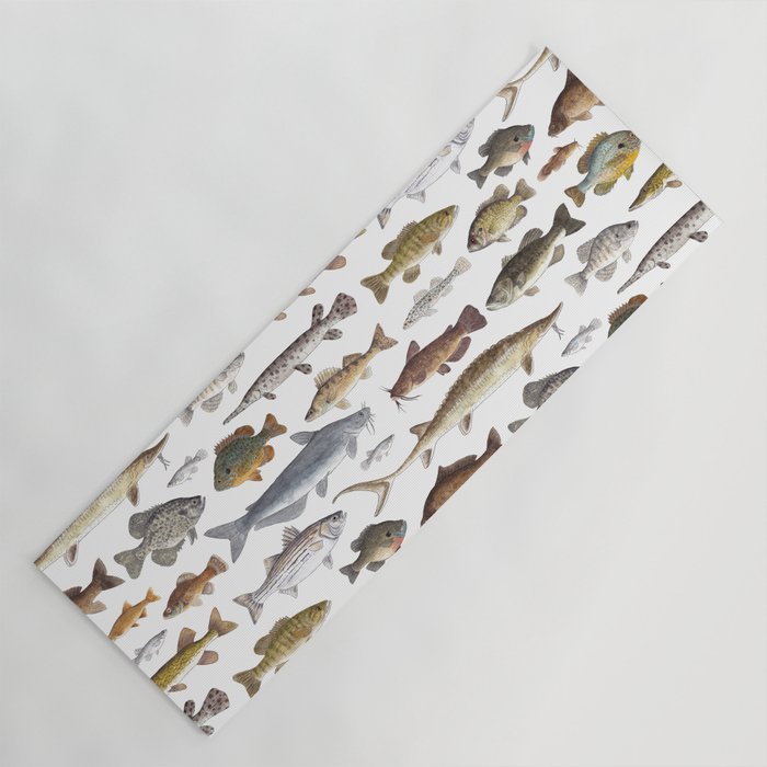 Southeast Freshwater Fish Yoga Mat Gallery Image 1