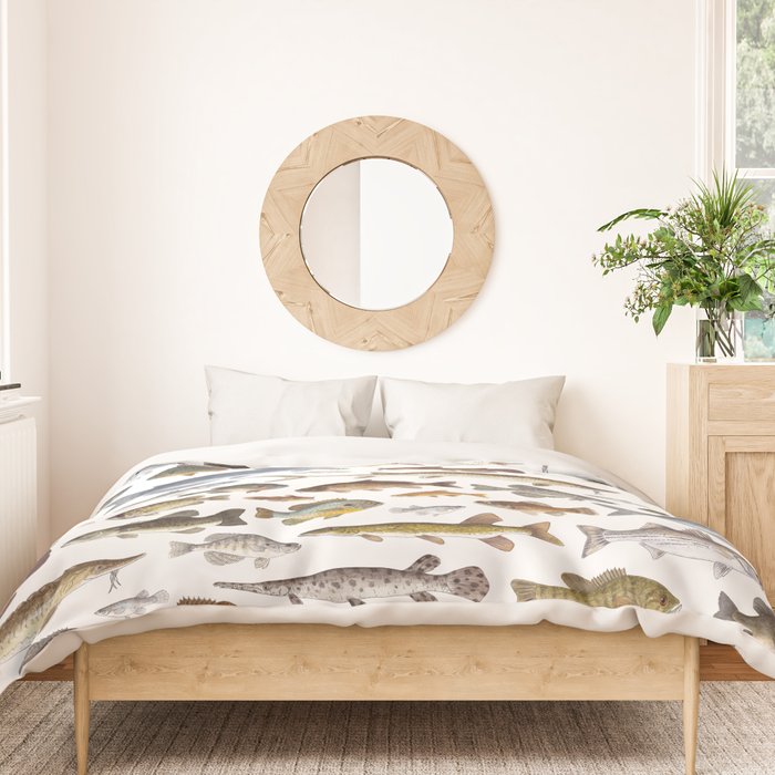 Southeast Freshwater Fish Duvet Cover Gallery Image 3
