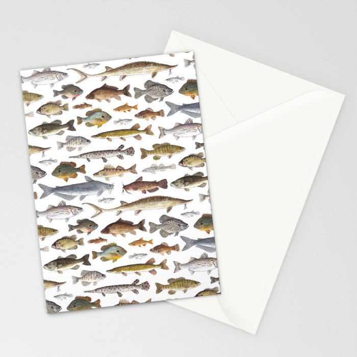 Southeast Freshwater Fish Stationery Card Gallery Image 2
