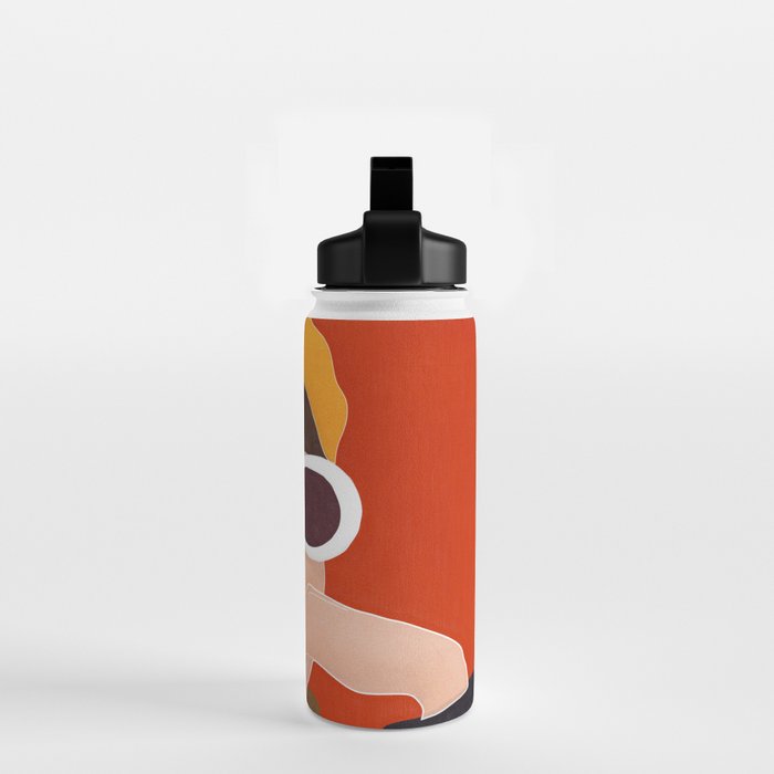 Colorful Woman Portrait Water Bottle Gallery Image 2