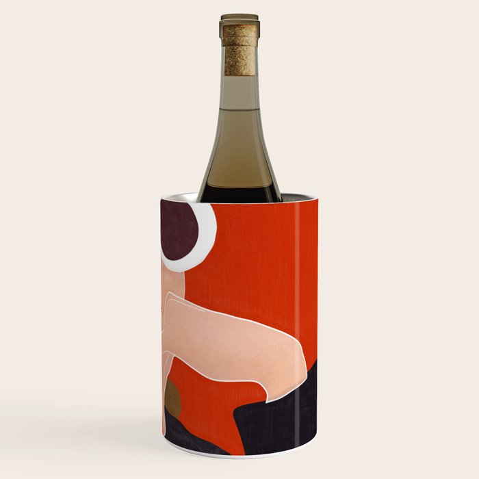 Colorful Woman Portrait Wine Chiller Gallery Image 3