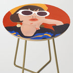 Colorful Woman Portrait Side Table Gallery Image 2