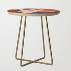 Colorful Woman Portrait Side Table Gallery Image 1