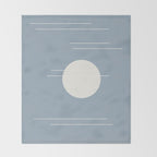 Minimal Sky Abstract XVI Throw Blanket Gallery Image 2