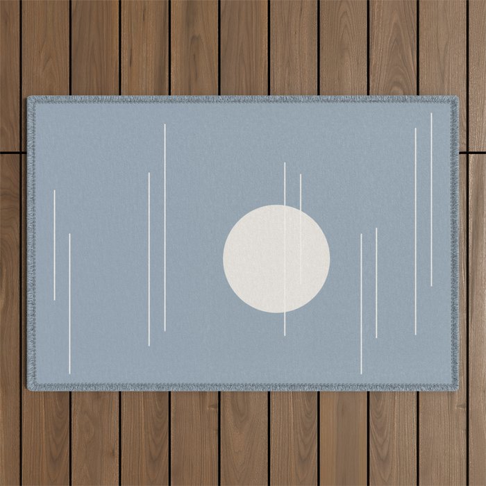 Minimal Sky Abstract XVI Outdoor Rug Gallery Image 1