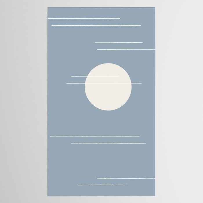 Minimal Sky Abstract XVI Tablecloth Gallery Image 2