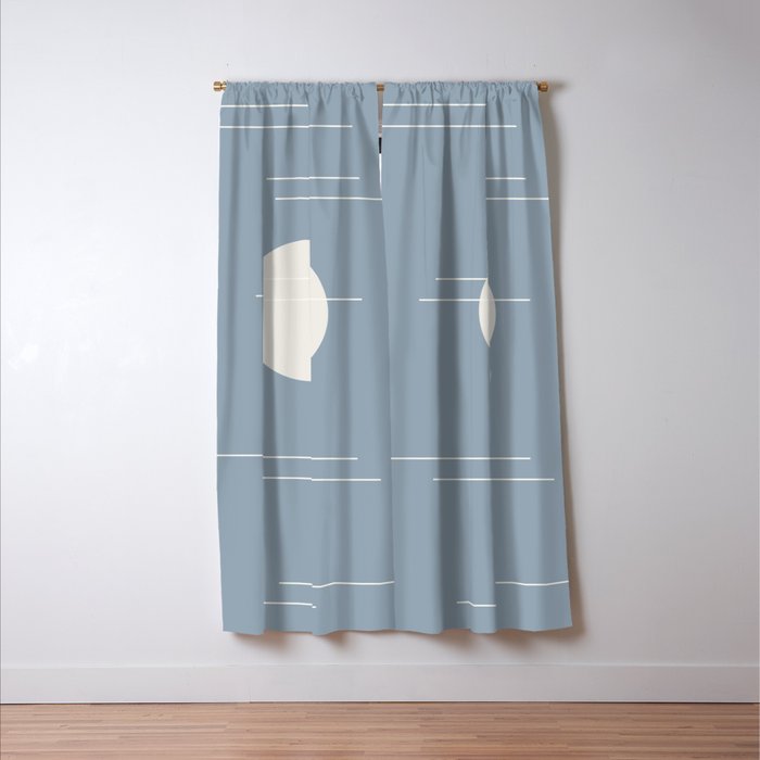Minimal Sky Abstract XVI Window Curtain Gallery Image 3