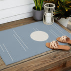 Minimal Sky Abstract XVI Outdoor Rug Gallery Image 2