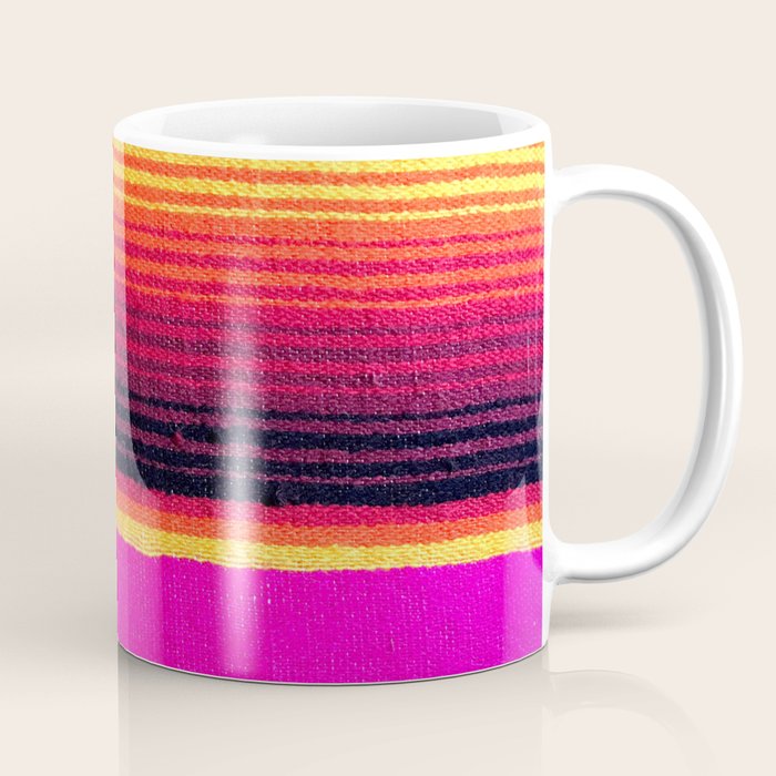 Magenta Sky Serape Coffee Mug Gallery Image 1
