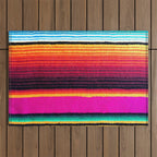 Magenta Sky Serape Outdoor Rug Gallery Image 1