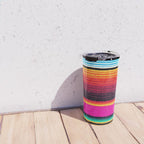 Magenta Sky Serape Travel Mug Gallery Image 4