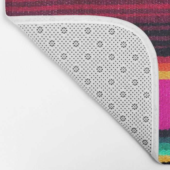 Magenta Sky Serape Bath Mat Gallery Image 2