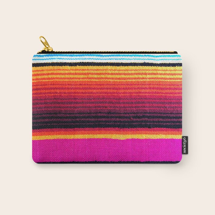 Magenta Sky Serape Carry All Pouch Gallery Image 1