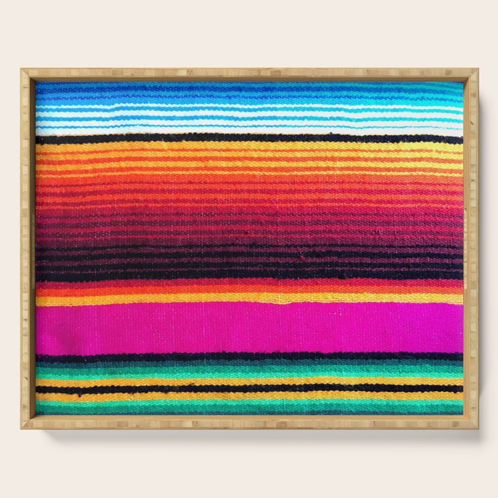 Magenta Sky Serape Serving Tray Gallery Image 1