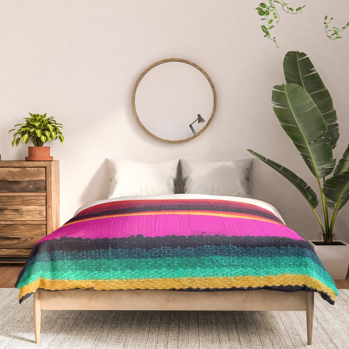 Magenta Sky Serape Comforter Gallery Image 3