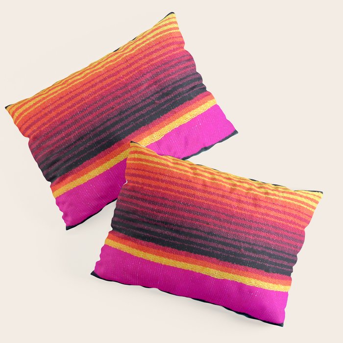 Magenta Sky Serape Pillow Sham Gallery Image 3