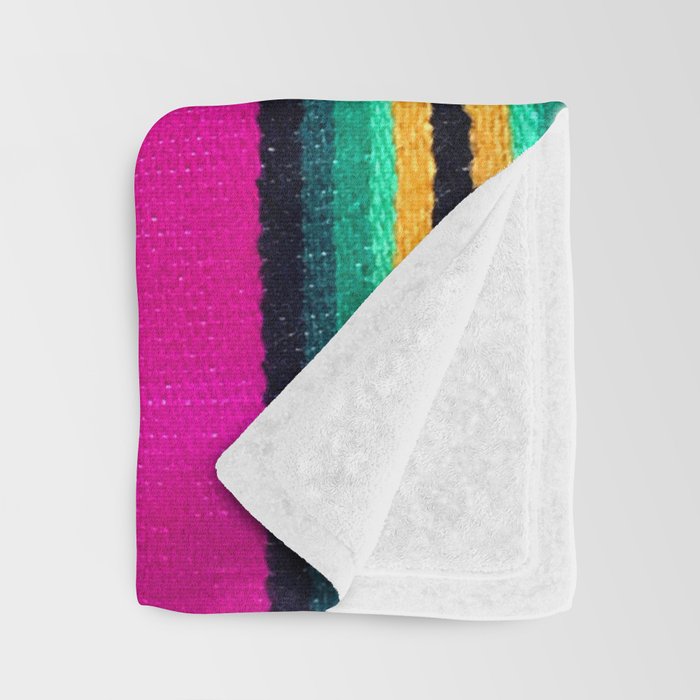 Magenta Sky Serape Throw Blanket Gallery Image 3