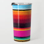 Magenta Sky Serape Travel Mug Gallery Image 3