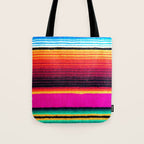 Magenta Sky Serape Tote Bag Gallery Image 1