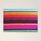 Magenta Sky Serape Welcome Mat Gallery Image 1
