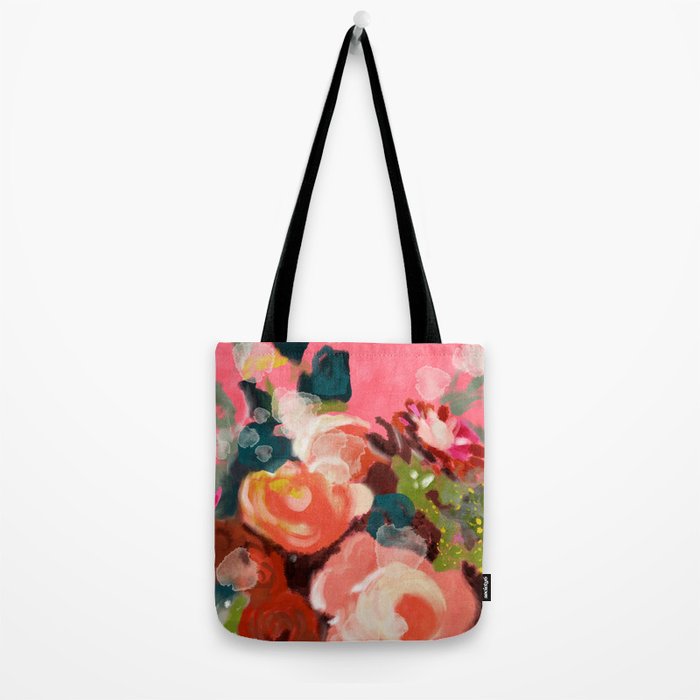 bloom it, abstract art Tote Bag Gallery Image 2