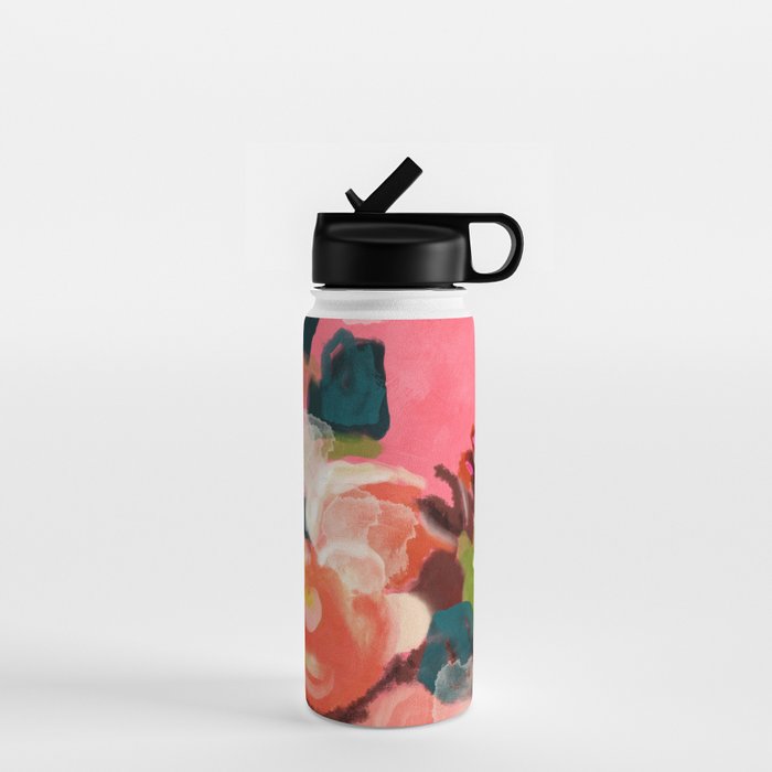 bloom it, abstract art Water Bottle Gallery Image 1