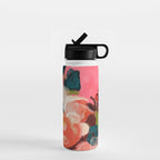 bloom it, abstract art Water Bottle Gallery Image 1