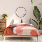 bloom it, abstract art Comforter Gallery Image 3