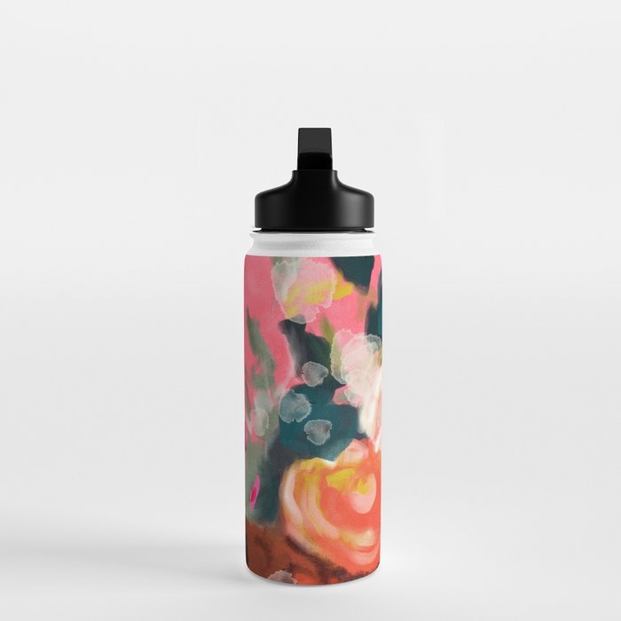 bloom it, abstract art Water Bottle Gallery Image 3