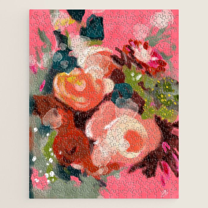 bloom it, abstract art Jigsaw Puzzle Gallery Image 1