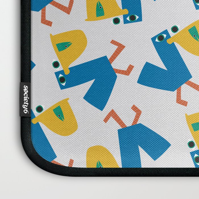 Pelican's Lunch Pattern Laptop Sleeve Gallery Image 3