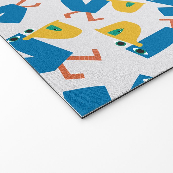 Pelican's Lunch Pattern Welcome Mat Gallery Image 2