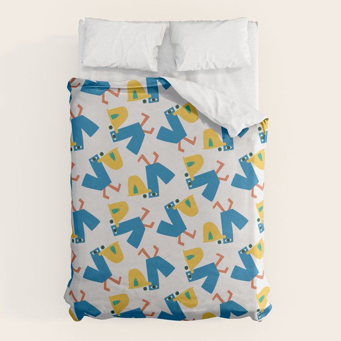 Pelican's Lunch Pattern Duvet Cover Gallery Image 6