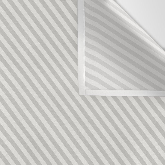 Angular Stripes - White and Grey Wall Tapestry Gallery Image 3