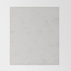 Angular Stripes - White and Grey Throw Blanket Gallery Image 2