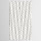 Angular Stripes - White and Grey Tablecloth Gallery Image 2