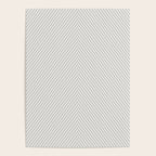 Angular Stripes - White and Grey Poster Gallery Image 4