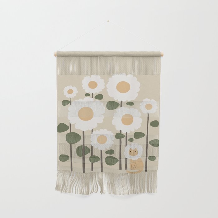 Cat and plant: Catmouflage Wall Hanging Gallery Image 1