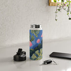 Oceanic Life - Plants and Flowers Water Bottle Gallery Image 4