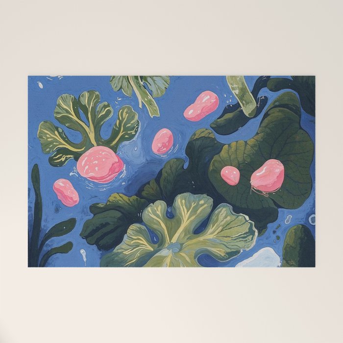 Oceanic Life - Plants and Flowers Welcome Mat Gallery Image 1