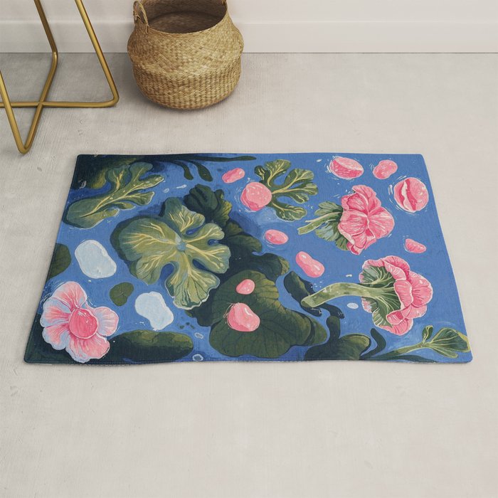 Oceanic Life - Plants and Flowers Rug Gallery Image 1