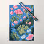 Oceanic Life - Plants and Flowers Wrapping Paper Gallery Image 1