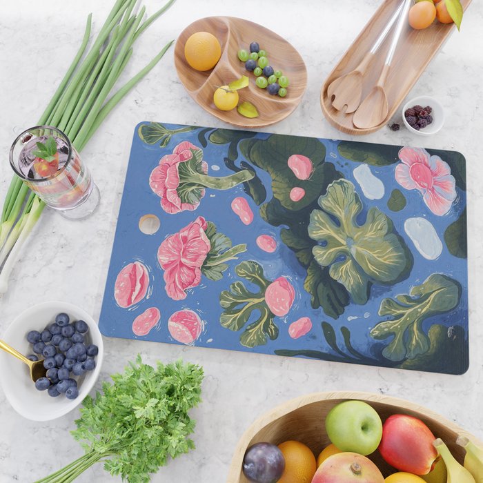 Oceanic Life - Plants and Flowers Cutting Board Gallery Image 2