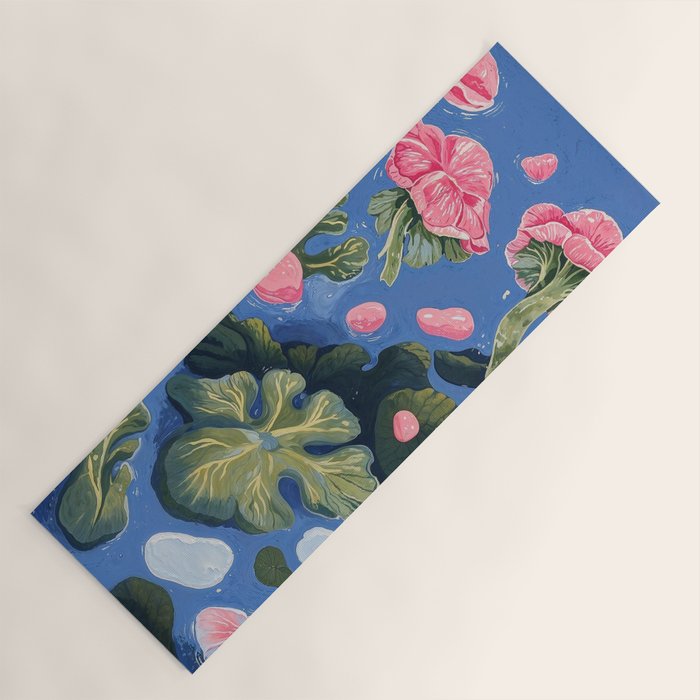 Oceanic Life - Plants and Flowers Yoga Mat Gallery Image 1
