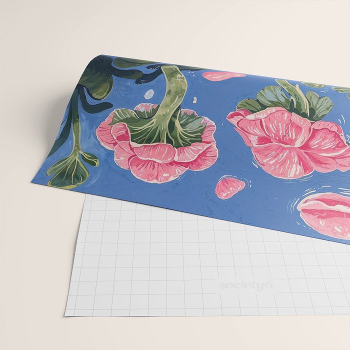 Oceanic Life - Plants and Flowers Wrapping Paper Gallery Image 2