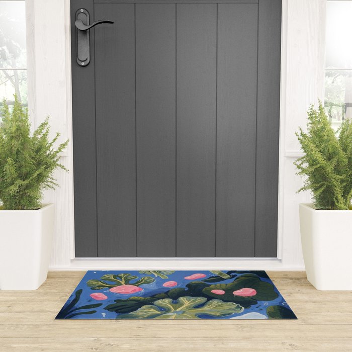 Oceanic Life - Plants and Flowers Welcome Mat Gallery Image 3