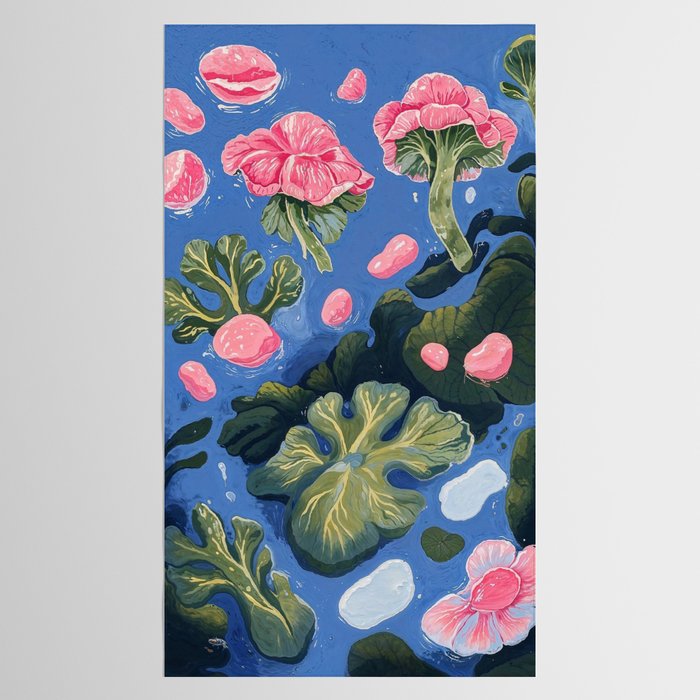 Oceanic Life - Plants and Flowers Tablecloth Gallery Image 2
