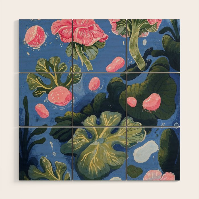 Oceanic Life - Plants and Flowers Wood Wall Art Gallery Image 1